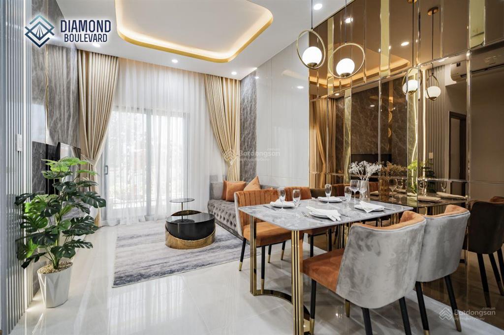 Căn hộ diamond boulevard ql13 cạnh aeon mall 2pn 60m2 từ 2,3 tỷ tt giãn hoặc vay nh miễn lãi 1 năm