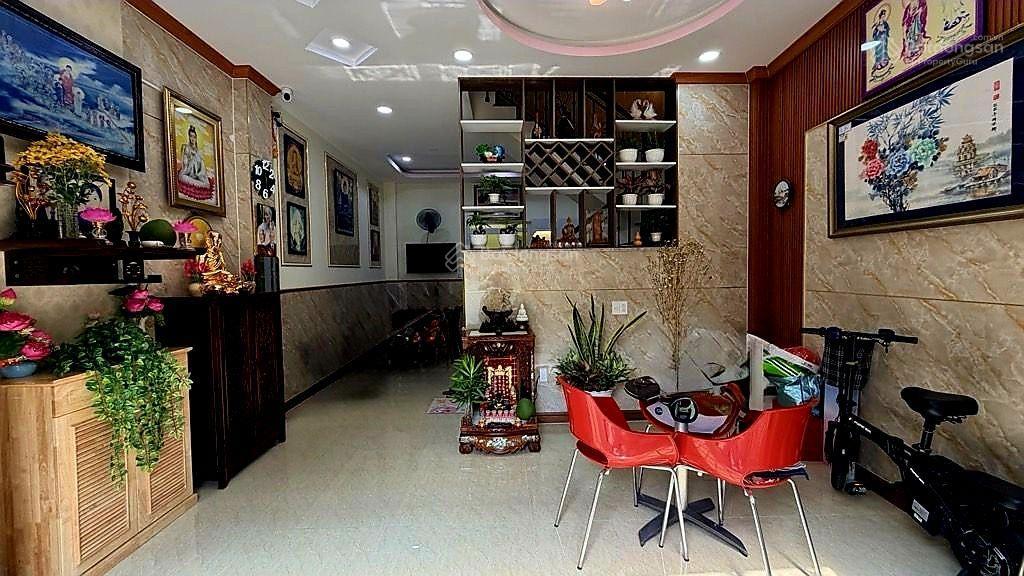 Bán nhà đẹp! 4 tầng  52m2  oto đỗ cửa  chu văn an, p12  chỉ hơn 9t xíu.