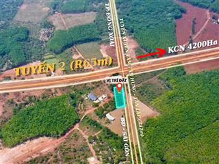 8m mặt tiền đường xuyên tâm 32m gần ngã tư tuyến số 2 65m, chỉ 380 triệu