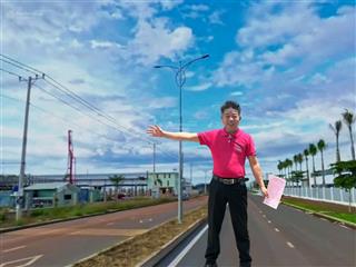 Bán đất 10m mặt tiền đường xuyên tâm 32m  gần ngã tư tuyến số 2 (65m)  chỉ 650 triệu