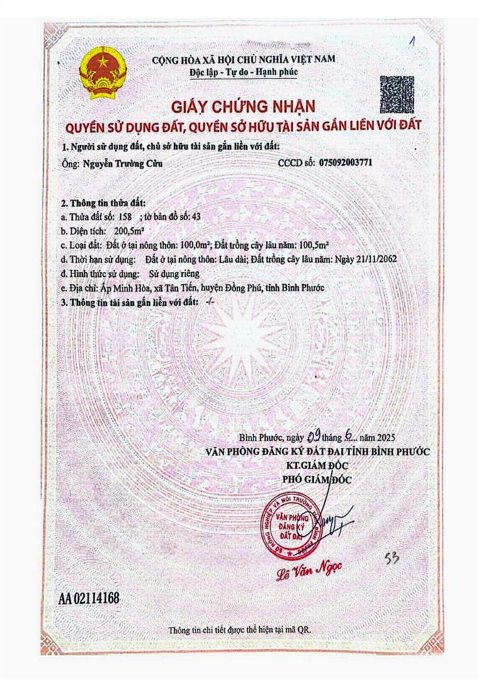 Bán đất 10m mặt tiền đường xuyên tâm 32m  gần ngã tư tuyến số 2 (65m)  chỉ 650 triệu