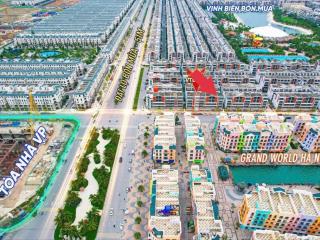 Bán shophouse vịnh thiên đường 8, xẻ khe 144m2 giá 27,7 tỷ mặt đường lớn, đối diện grand world