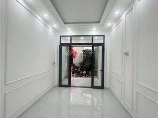 Nhà nở hậu mới xây 4 lầu, 4pn, shr 2025  hẻm vip âu dương lân, p.2 quận 8