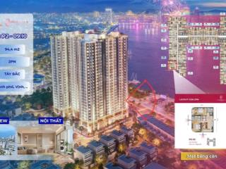 Độc quyền, duy nhất căn góc 2 phòng ngủ, căn hộ peninsula đà nẵng, sở hữu lâu dài