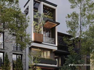 Nhà đẹp thiết kế hiện đại 4 tầng kdc an phú hưng ngang 4m đường trước nhà 16m, không ngập nước