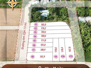 Bán đất 560 triệu/lô đường 13m ngay khu dân cư suối hiệp  thổ cư 100%