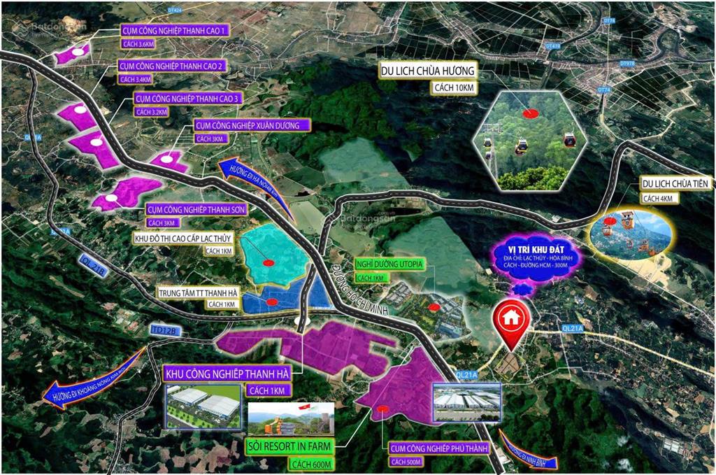 Đất nền s= 64,4 m2 tại phú thành, lạc thủy. vị trí đẹp tiếp giáp với sỏi resort, utopia resort