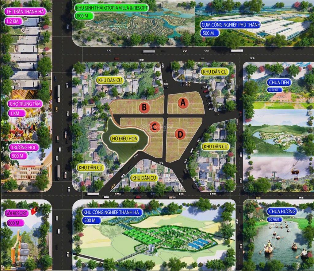 Đất nền s= 64,4 m2 tại phú thành, lạc thủy. vị trí đẹp tiếp giáp với sỏi resort, utopia resort