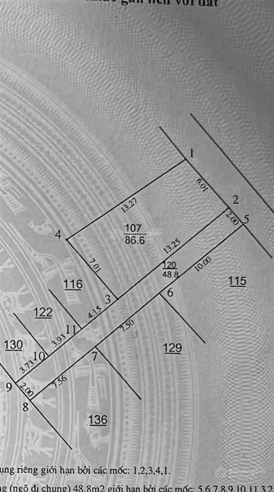 Bán đất phố nguyễn lam long biên lô góc, ô tô thông 86m mt 6m hơn 160tr/m