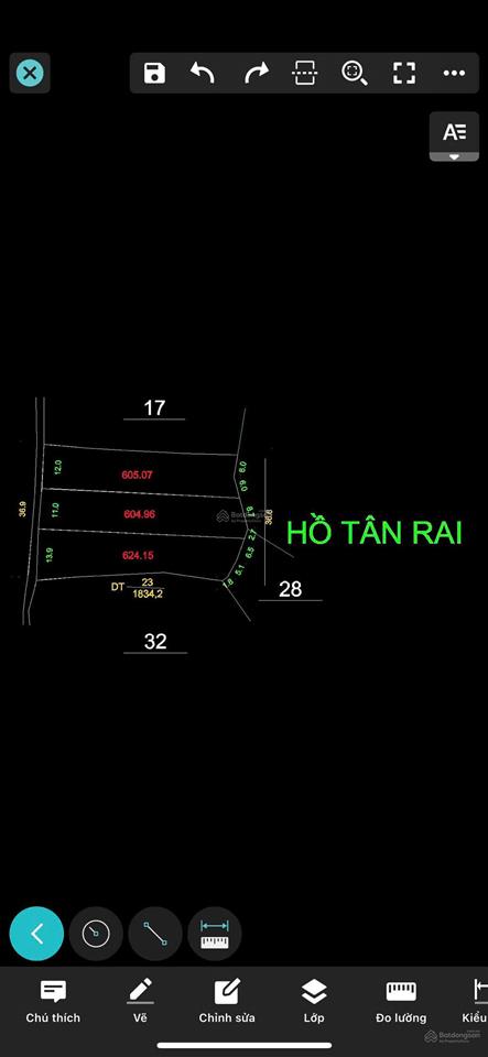 Bán đất nền nghỉ dưỡng mặt tiền hồ tân rai. trung tâm hành chính thị trấn lộc thắng, bảo lâm