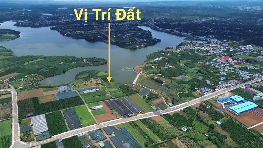 Bán đất nền nghỉ dưỡng mặt tiền hồ tân rai. trung tâm hành chính thị trấn lộc thắng, bảo lâm