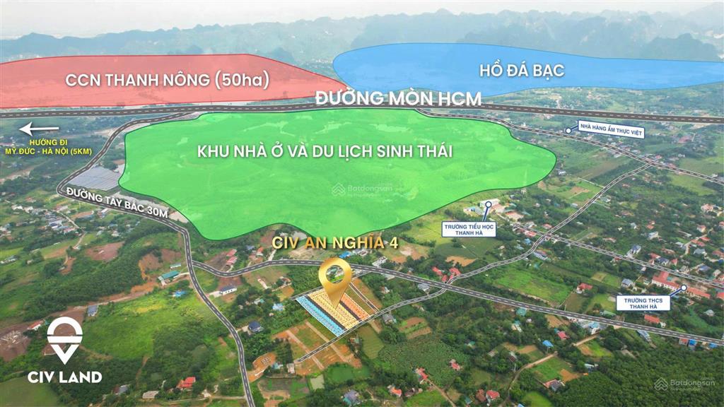 Bán lô đất 70m2 full thổ cư trung tâm thị trấn ba hàng đồi, lạc thuỷ, hoà bình  giá tốt f0 đầu tư