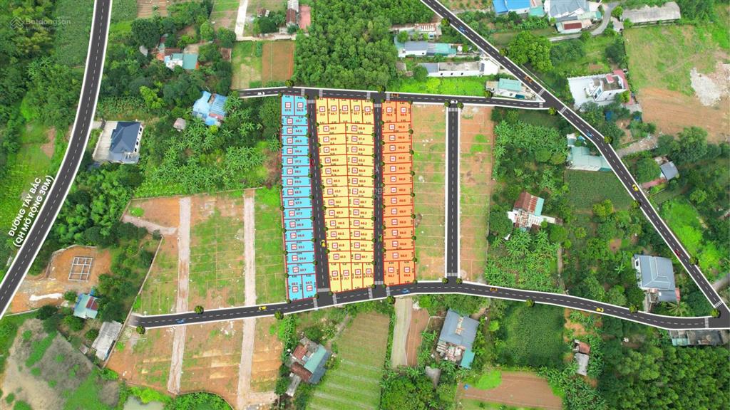 Bán lô đất 70m2 full thổ cư trung tâm thị trấn ba hàng đồi, lạc thuỷ, hoà bình  giá tốt f0 đầu tư