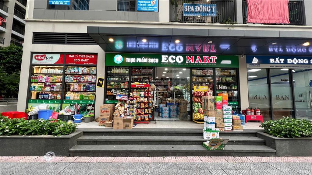 Bán shop mặt sảnh giá chỉ 113tr/m2  sẵn dòng tiền 50tr/tháng mặt đường 52m trực diện vinuni