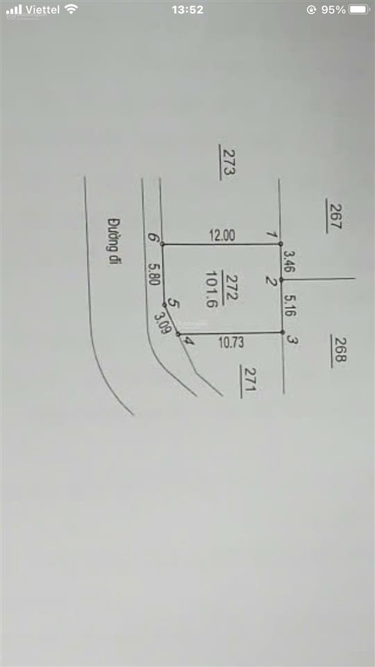 Bán đất khu dịch vụ vân canh, 101m2, đường oto tránh, vỉa hè, không quy hoạch, view biệt thự