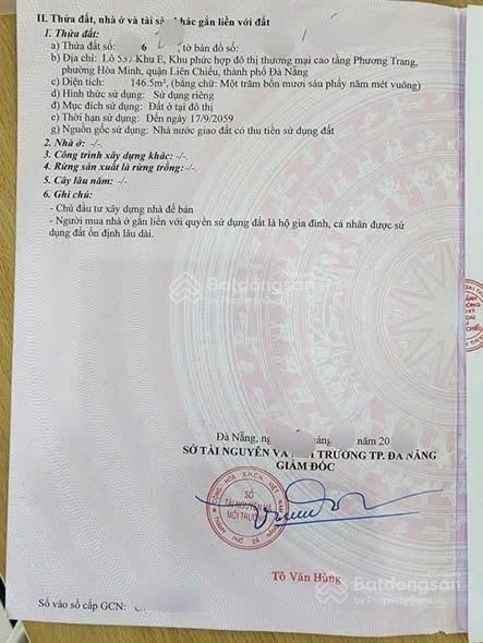 Tôi chính chủ cần bán lô góc 2 mặt tiền nguyễn chơn và hòa phú 23, hòa minh