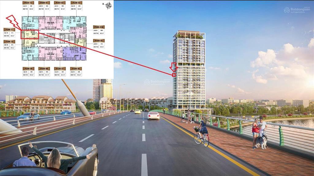 Cần chuyển nhượng gấp căn studio giá 2ty9 view cầu rồng,sông hàn