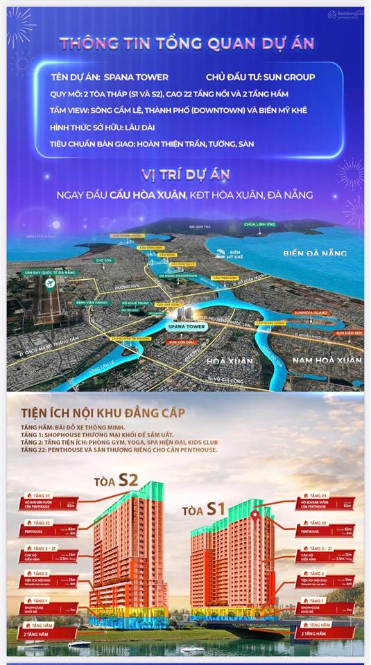 Chỉ 35 tr/m2 sở hữu ngay căn hộ sân vườn 119m2, view sông