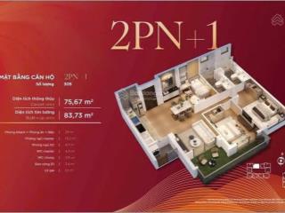 Căn hộ 2pn + 1 siêu đẹp  bv diamond hill thái nguyên