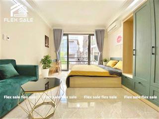 Cho thuê căn hộ dịch vụ studio ban công  máy giặt riêng ngay tại trung tâm quận 3