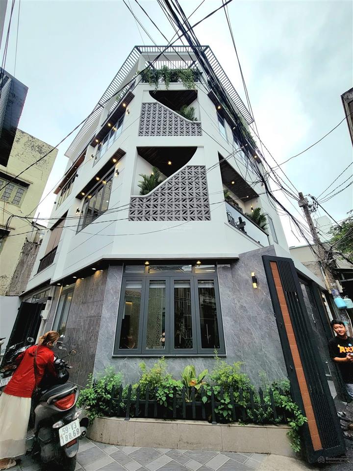 Bán nhà hẻm xe hơi ( 5x17 ) ~ 130tr/m2 đất nguyễn cửu vân gần cầu thị nghè 4pn4wc bình thạnh