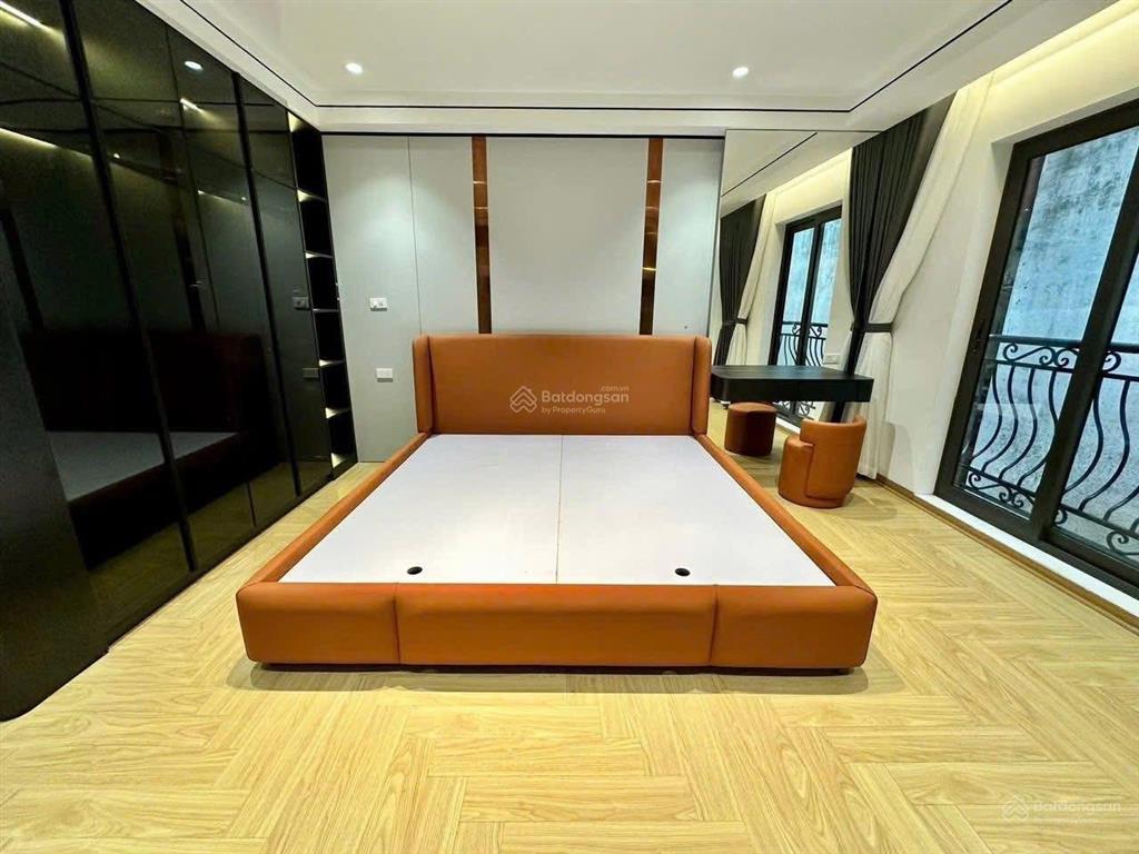 Thang máy, ô tô đỗ cửa, hoàng mai 2 thoáng, 8p kk, dt 40 triệu/tháng pccc đầy đủ, sđcc, 50m2*5t
