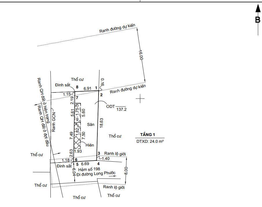 Lô đất 2 mặt tiền hiếm có tại long phước  gần vinhomes, giá cực tốt