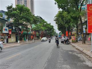 Bán đất xuân thủy 121m2 sổ vuông xây chung cư mặt tiền 6,1m ngõ thông  không quy hoạch