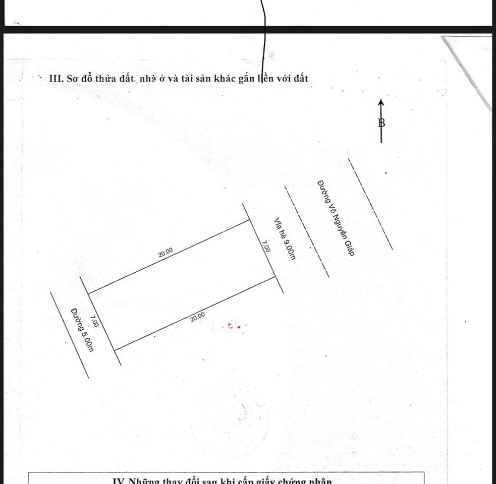 Bán đất mặt tiền võ nguyên giáp đối diện pullman hai mặt tiền đẹp