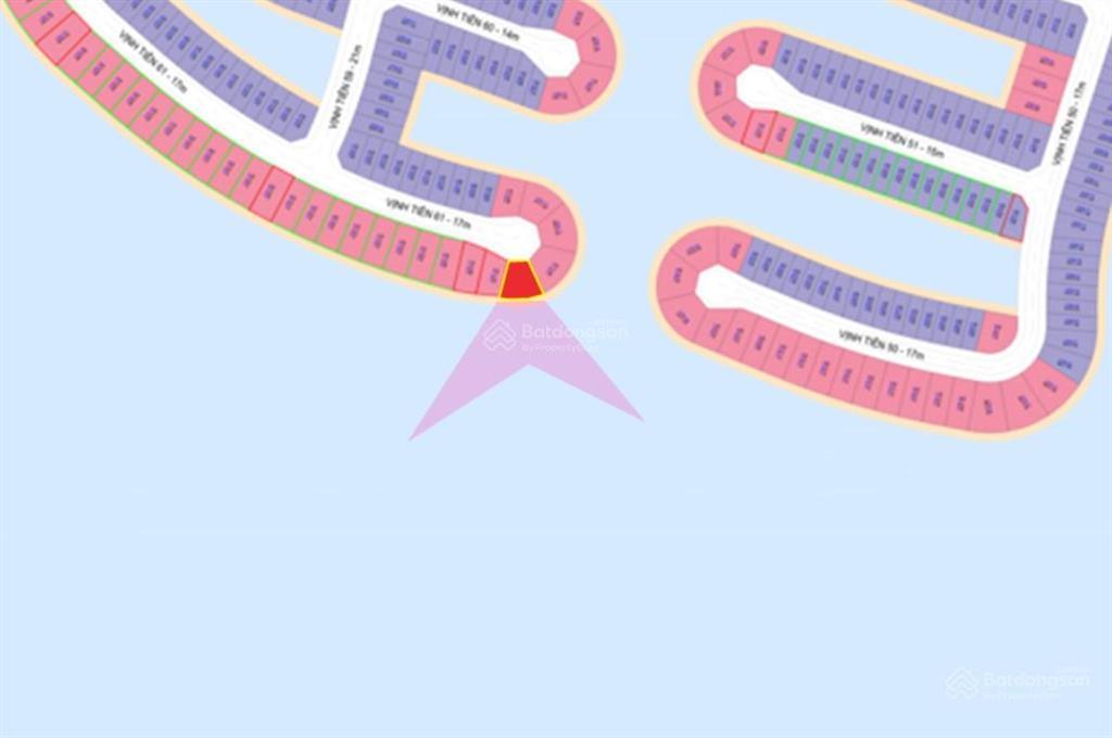 Duy nhất căn đơn lập rẻ quạt vipp sở hữu bãi biển riêng + nở hậu + khu compund riêng biệt. giá rẻ