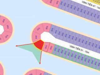 Mở bán căn đơn lập rẻ quạt vịnh tiên duy nhất có giá dưới 40 tỷ, kế bên sân golf + gần ga metro