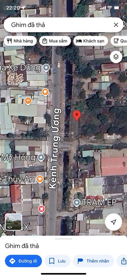 Bán đất kênh trung ương 1682,8m2 xã vĩnh lộc b, bình chánh, tp hcm, mặt tiền 22m