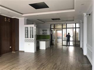 Cho thuê nhà mặt phố châu long dt 170m2 x 9 tầng mt 8m vị trí đẹp thông sàn thang máy có pccc