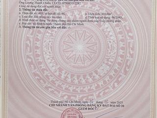 Bán đất vườn 435m2 ngay lô nhì đường dự phóng hà quang vóc