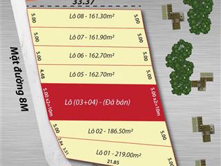 Bán đất 162m2 tại hà huy tập, cam phúc bắc, cam ranh, khánh hòa, giá ưu đãi 15 triệu / m2