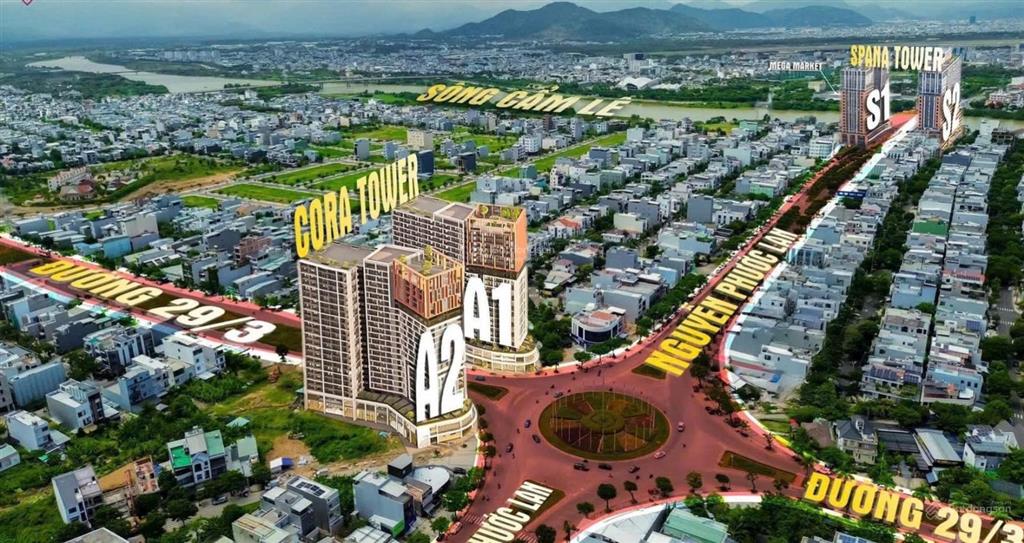 Căn hộ cora tower trung tâm đô thị hoà xuân