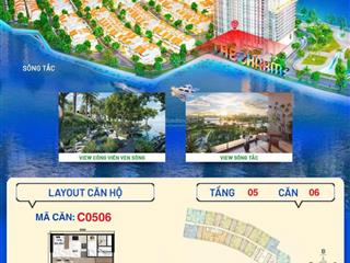 Bán căn hộ 2pn, 1wc charmora city, 4,19 tỷ, 59,8m2, view đẹp, tiện nghi tại vĩnh thái, nha trang