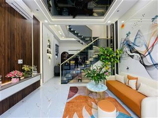 Siêu phẩm nhà đẹp 2 tầng mặt tiền đường số 8, gần công viên làng hoa gò vấp, giá 5,98 tỷ