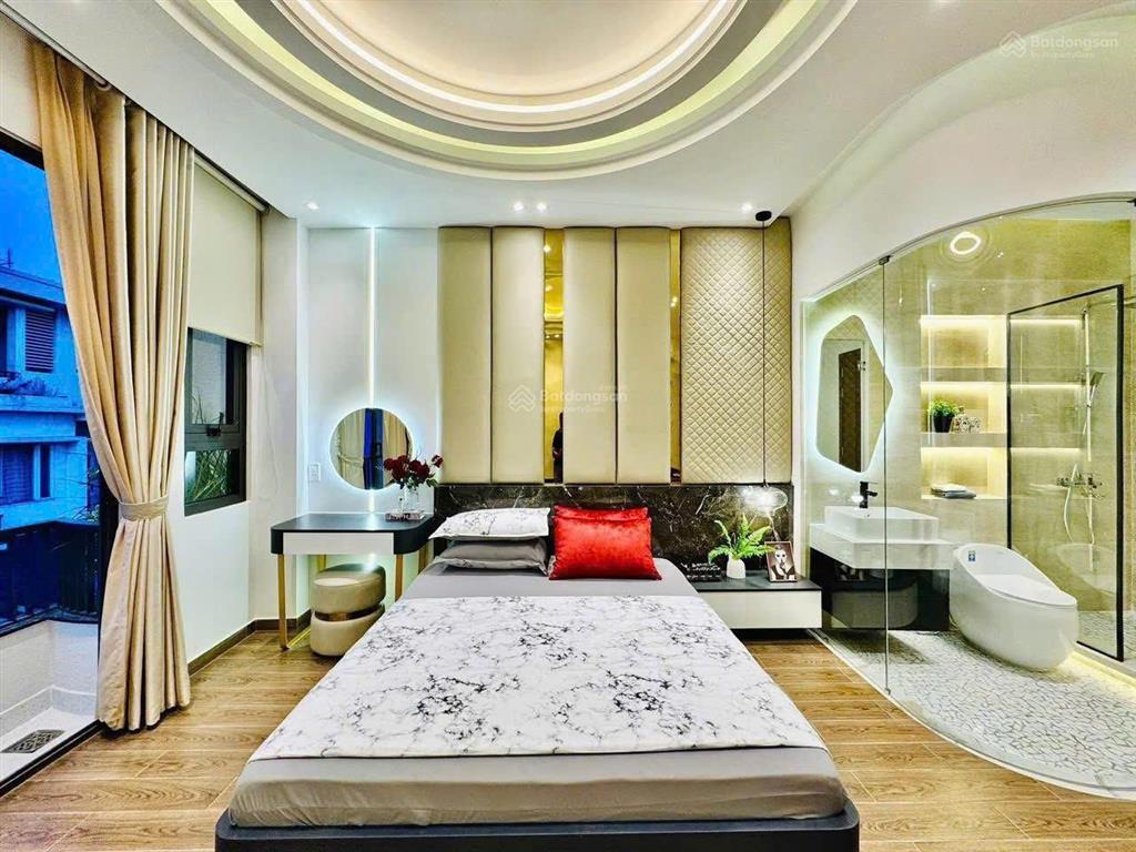 Nhà mới xây hẻm 8m phan anh, 4.5 x 15, 5 tầng btct, 5 pn, nội thất cao cấp, gần ngay cv phú lâm