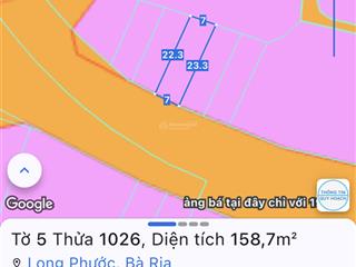 Bán đất mặt tiền chính khu di tích địa đạo long phước