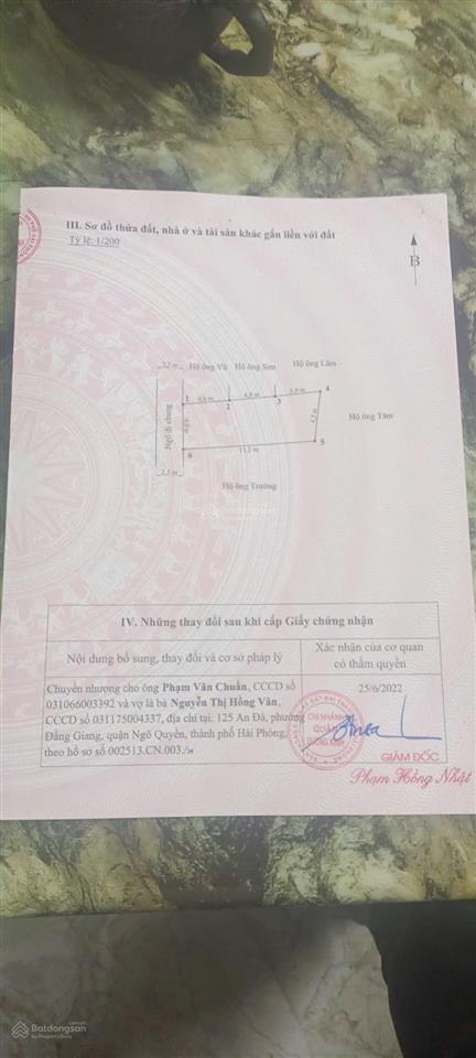 Nhà 3 tầng tại phạm gia mô, hưng đạo, dương kinh. chỉ việc xách vali về ở luôn