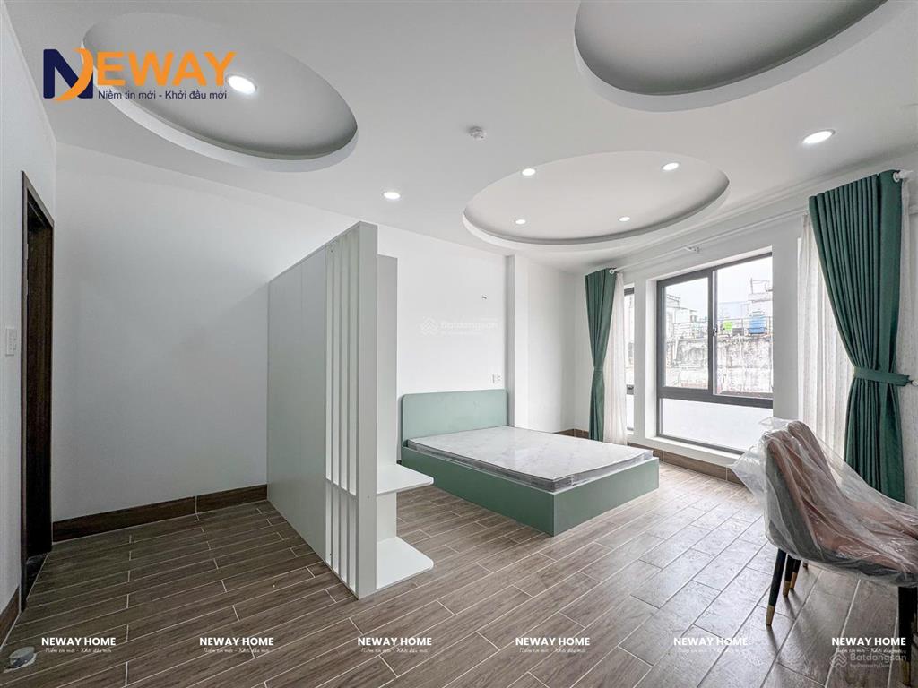 Cho thuê phòng tách bếp cửa sổ mới xây rộng 35m2 full nội thất, ngay gần đh văn hiến, đầm sen