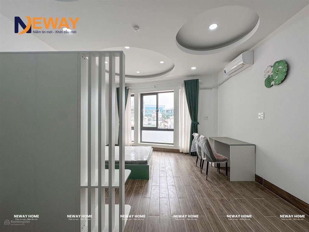 Cho thuê phòng tách bếp cửa sổ mới xây rộng 35m2 full nội thất, ngay gần đh văn hiến, đầm sen