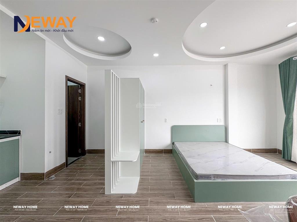 Cho thuê phòng tách bếp cửa sổ mới xây rộng 35m2 full nội thất, ngay gần đh văn hiến, đầm sen