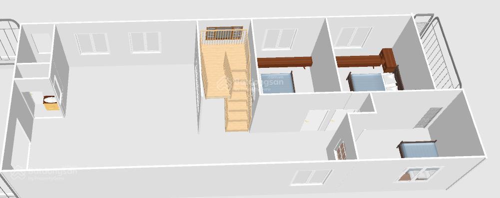 Nhà nguyên căn 2 tầng mặt tiền 7m, hầm để xe oto, ql1a văn phòng, kinh doanh, kho bãi