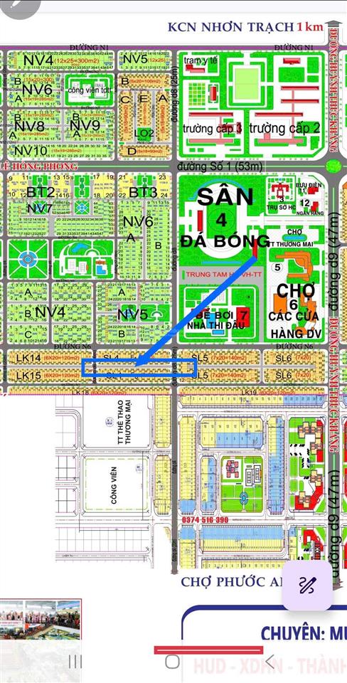 Bán gấp  lô đất liền kề hud nhóm 4 đường  (12m)  giá chỉ 2ty1xx  0901 357 ***
