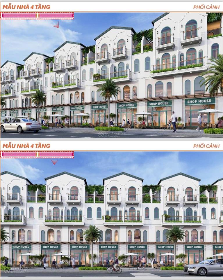 Shophouse 2 mặt tiền đại lộ lê lợi  dự án golden boulevard