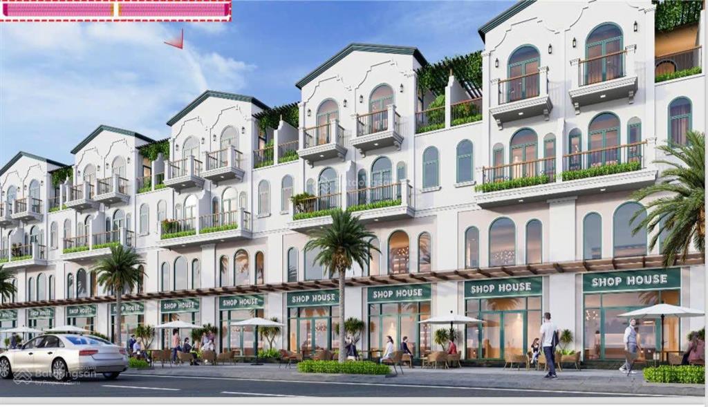 Shophouse 2 mặt tiền thuận tiện kinh doanh tại trung tâm thành phố mới