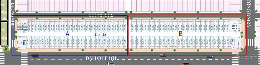 Shophouse 2 mặt tiền thuận tiện kinh doanh tại trung tâm thành phố mới