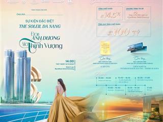 Căn studio  1pn wyndham soleil tầng cao view biển mỹ khê chiết khấu 14,5% được thanh toán tiến độ